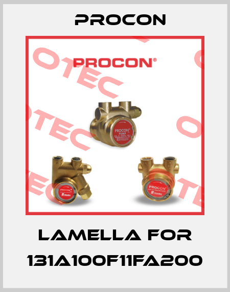 lamella for 131A100F11FA200 Procon