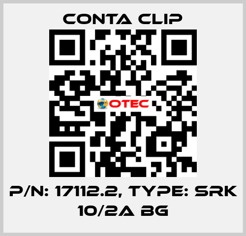 P/N: 17112.2, Type: SRK 10/2A BG Conta Clip