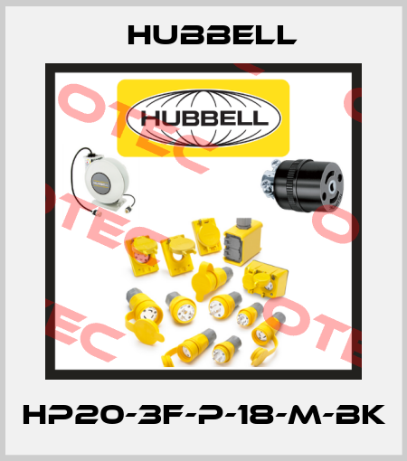 HP20-3F-P-18-M-BK Hubbell
