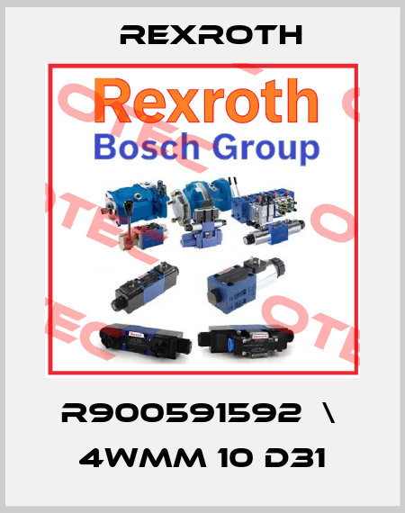 R900591592  \  4WMM 10 D31 Rexroth