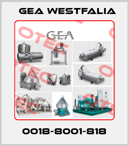 0018-8001-818 Gea Westfalia