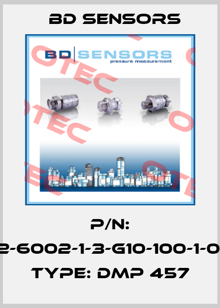 P/N: 602-6002-1-3-G10-100-1-000, Type: DMP 457 Bd Sensors