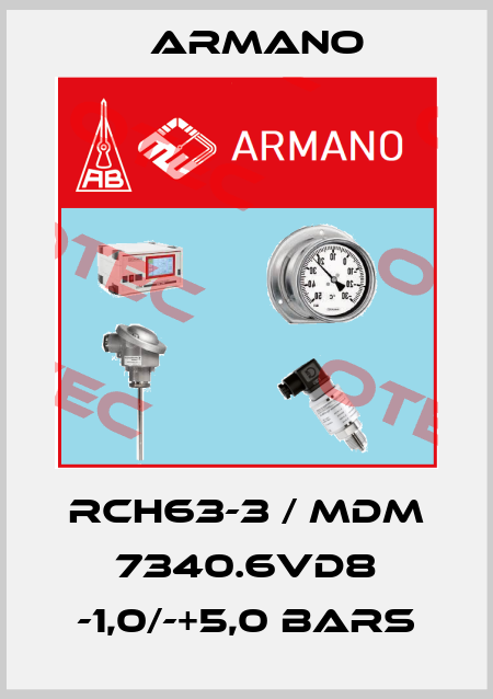 RCh63-3 / MDM 7340.6vd8 -1,0/-+5,0 bars ARMANO