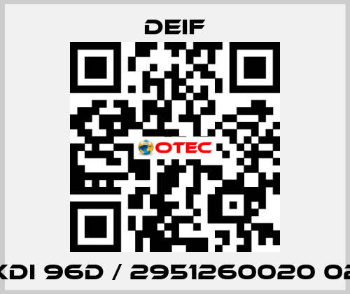 XDi 96D / 2951260020 02 Deif