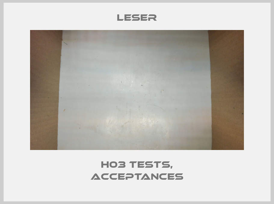 H03 tests, acceptances-big