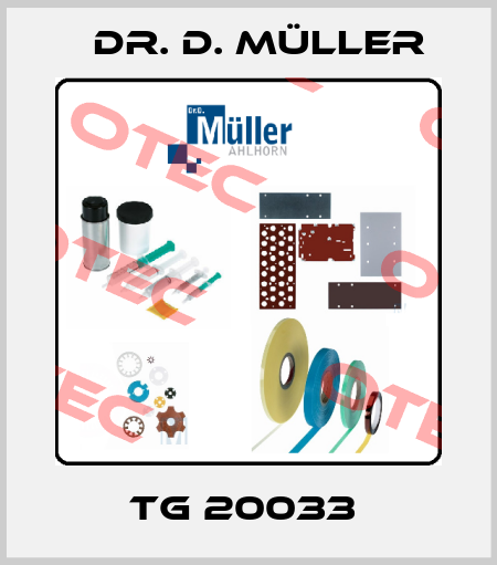 TG 20033  Dr. D. Müller