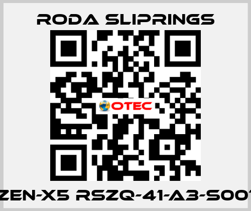 ZEN-X5 RSZQ-41-A3-S001 Roda Sliprings