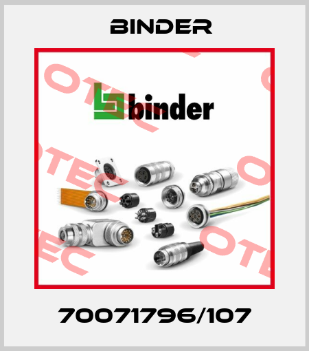 70071796/107 Binder