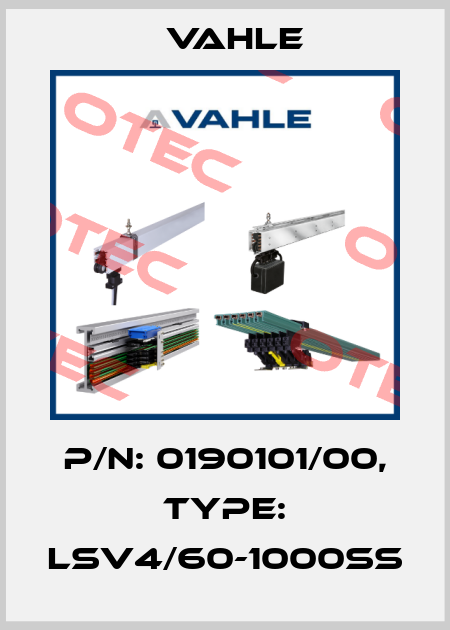 P/n: 0190101/00, Type: LSV4/60-1000SS Vahle