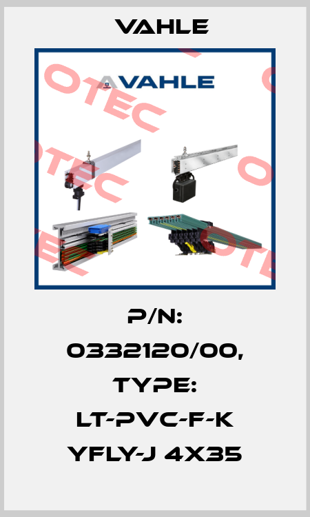 P/n: 0332120/00, Type: LT-PVC-F-K YFLY-J 4X35 Vahle