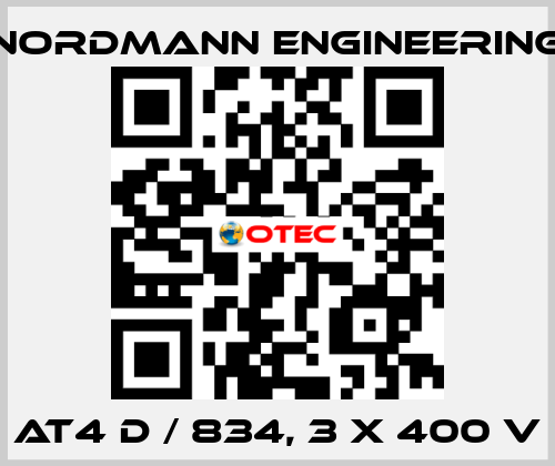 AT4 D / 834, 3 x 400 V NORDMANN ENGINEERING