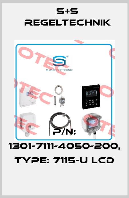 P/N: 1301-7111-4050-200, Type: 7115-U LCD S+S REGELTECHNIK