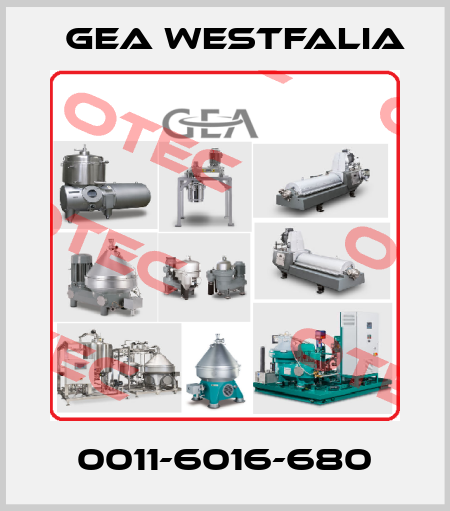 0011-6016-680 Gea Westfalia