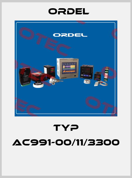 Typ AC991-00/11/3300  Ordel