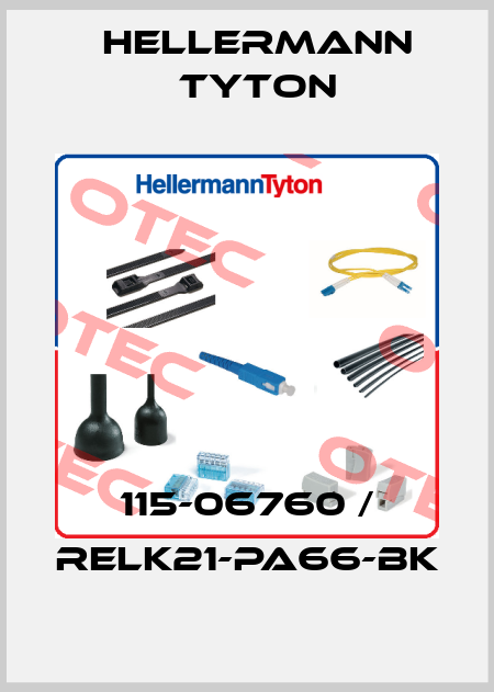 115-06760 / RELK21-PA66-BK Hellermann Tyton