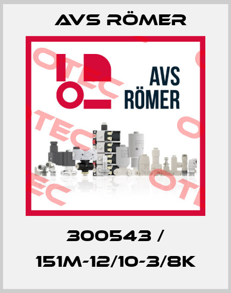 300543 / 151M-12/10-3/8K Avs Römer