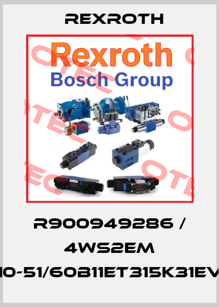 R900949286 / 4WS2EM 10-51/60B11ET315K31EV Rexroth