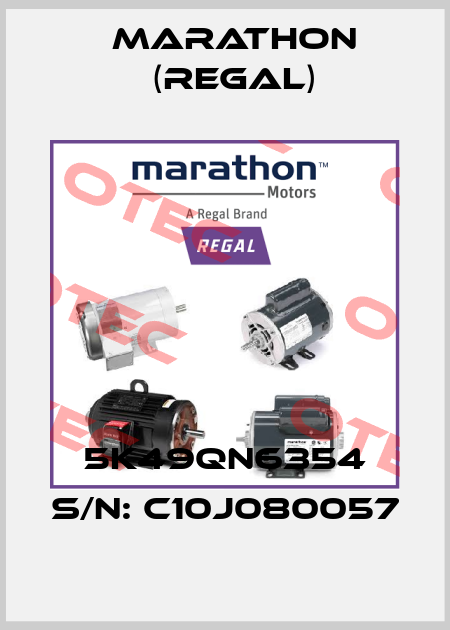 5K49QN6354 S/N: C10J080057 Marathon (Regal)