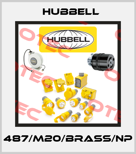 487/M20/BRASS/NP Hubbell