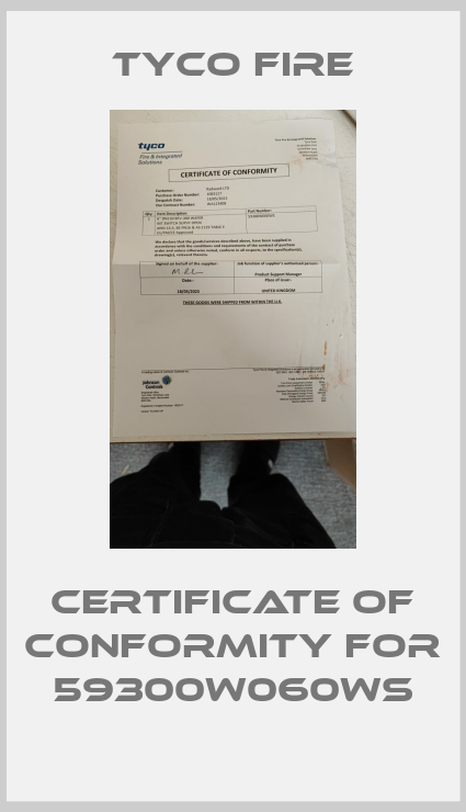 Certificate of Conformity for 59300W060WS-big