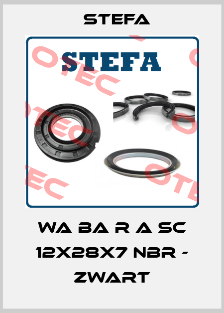 WA BA R A SC 12x28x7 NBR - ZWART Stefa