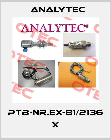 PTB-Nr.Ex-81/2136 X Analytec