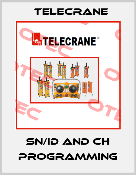 SN/ID and CH programming Telecrane