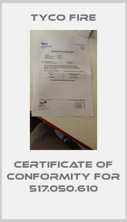 Certificate of Conformity for 517.050.610-big