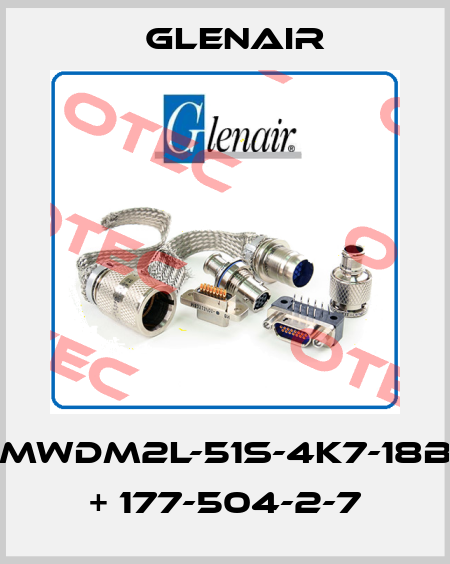MWDM2L-51S-4K7-18B + 177-504-2-7 Glenair