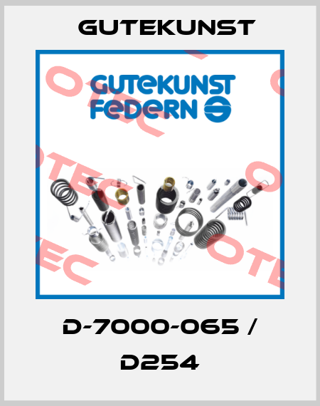 D-7000-065 / D254 Gutekunst