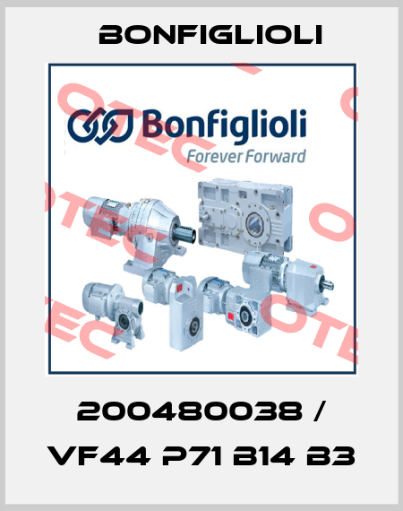 200480038 / VF44 P71 B14 B3 Bonfiglioli