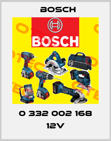 0 332 002 168 12V Bosch