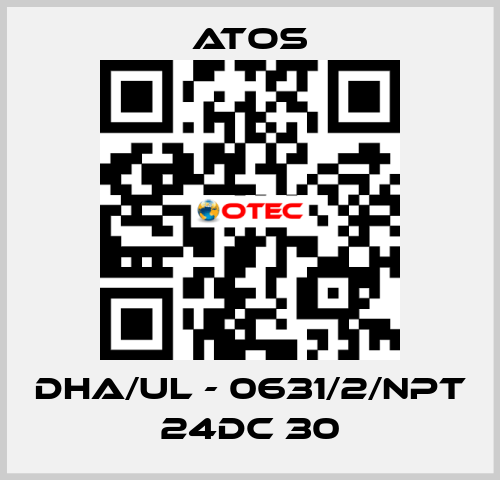 DHA/UL - 0631/2/NPT 24DC 30 Atos