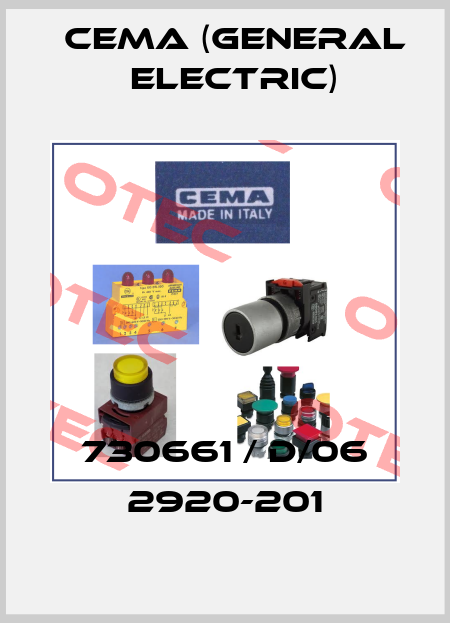 730661 / D/06 2920-201 Cema (General Electric)