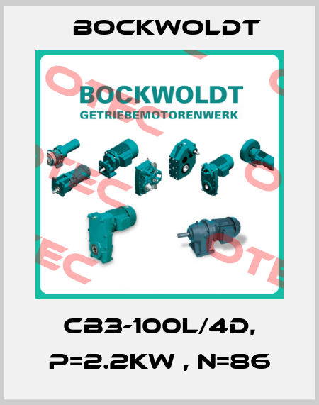 CB3-100L/4D, P=2.2kW , n=86 Bockwoldt
