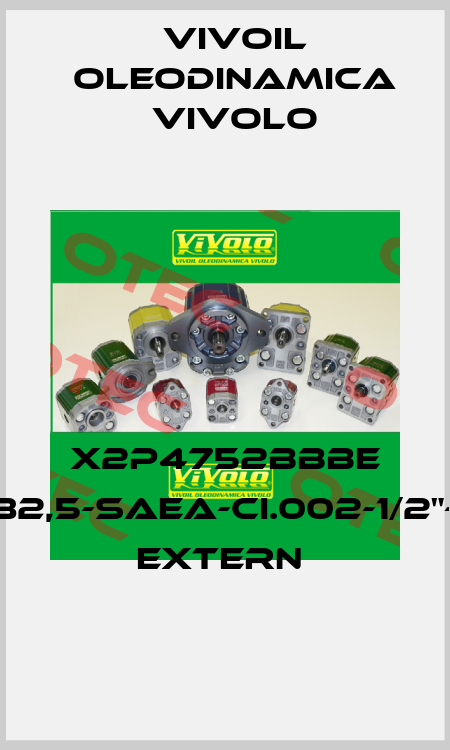 X2P4752BBBE XV2P/11D-Ø82,5-SAEA-CI.002-1/2"-1/2"-LECKOL EXTERN  Vivoil Oleodinamica Vivolo