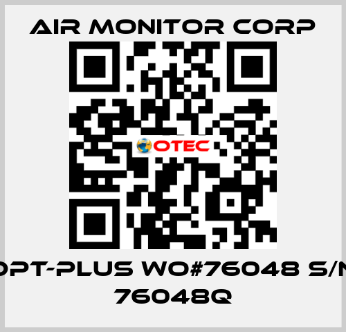 DPT-plus WO#76048 S/N 76048Q AIR MONITOR CORP