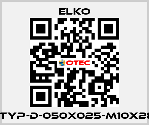 GP-DZ-TYP-D-050X025-M10X28-NR57 Elko