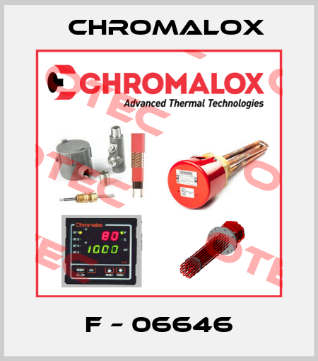 F – 06646 Chromalox