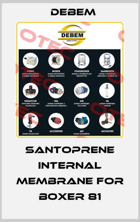 SANTOPRENE INTERNAL MEMBRANE FOR BOXER 81 Debem