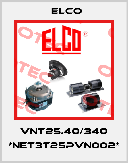VNT25.40/340 *NET3T25PVN002* Elco