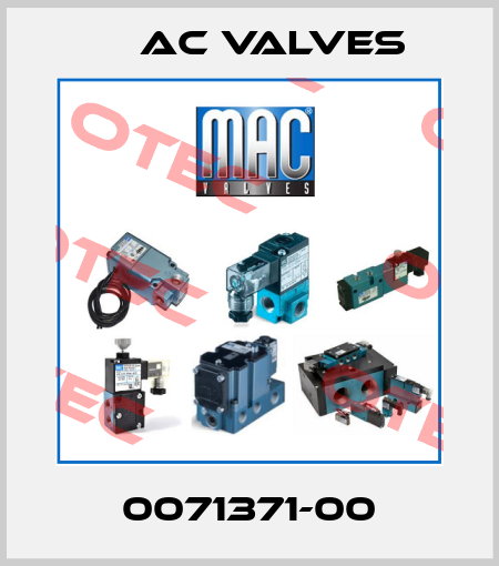 0071371-00 МAC Valves