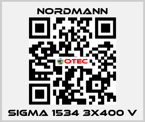 SIGMA 1534 3x400 V Nordmann