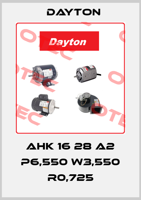 AHK 16 28 A2 P6,550 W3,550 R0,725 DAYTON