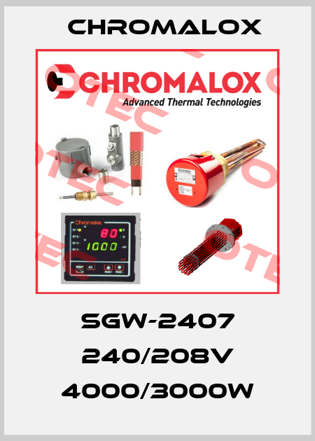 SGW-2407 240/208V 4000/3000W Chromalox