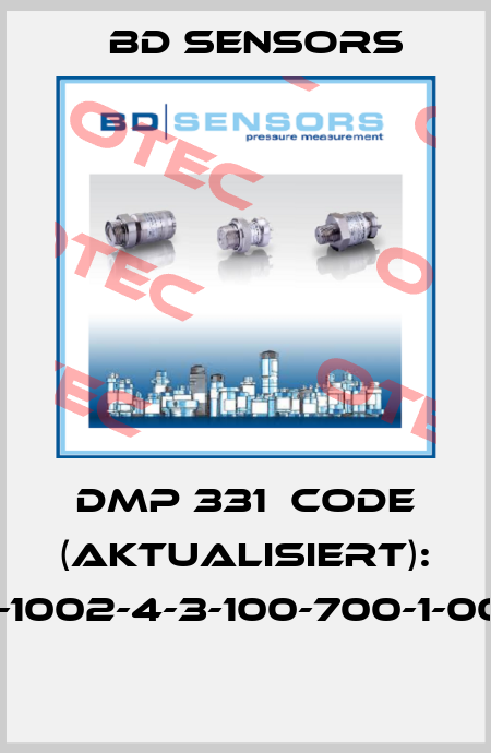 DMP 331  Code (aktualisiert): 111-1002-4-3-100-700-1-000  Bd Sensors