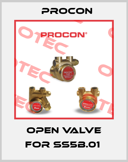 Open Valve for SS5B.01  Procon