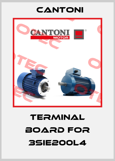 Terminal Board for 3SIE200L4 Cantoni