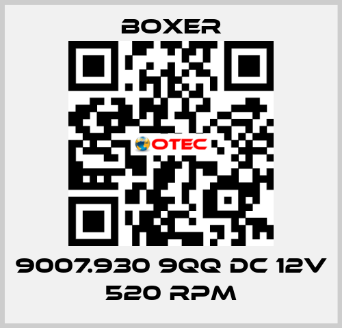 9007.930 9QQ DC 12V 520 rpm Boxer
