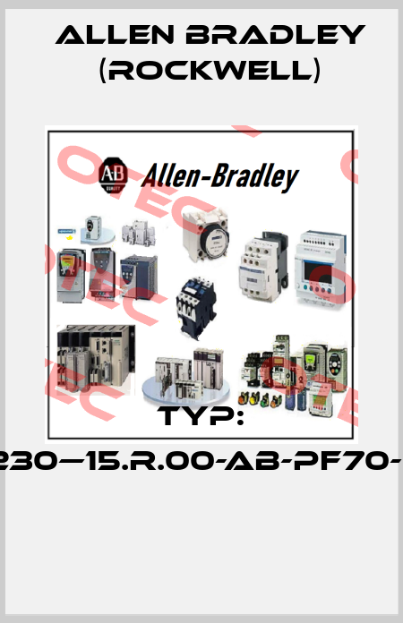 TYP: CO-4230—15.R.00-AB-PF70-22KW  Allen Bradley (Rockwell)